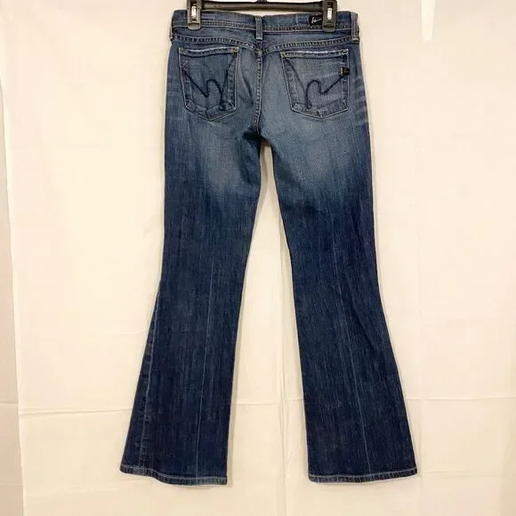 Citizens of Humanity Jeans Ingrid # 002 Low Waist Flare Stretch size 28 (5-6) - Picture 4 of 10